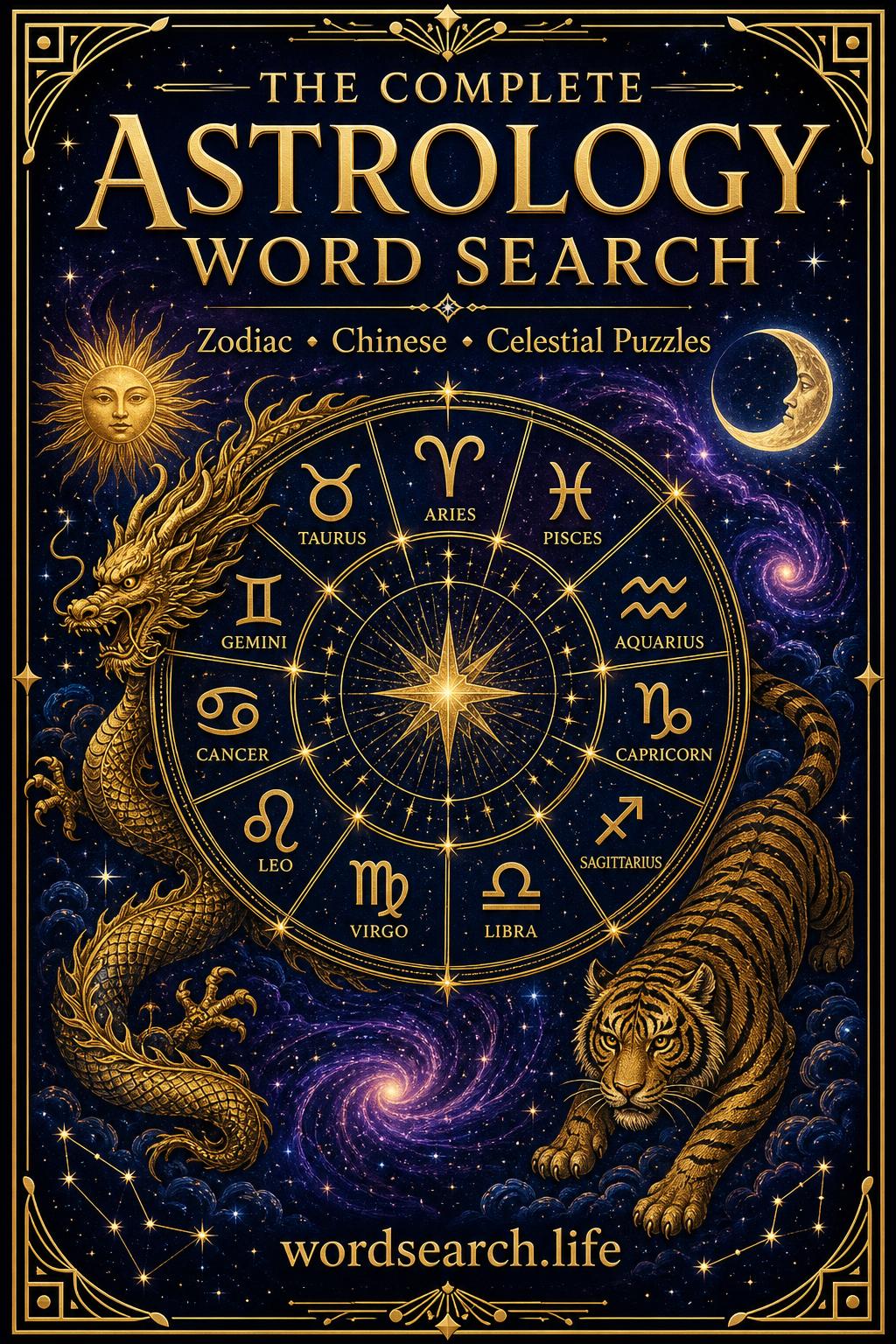 58 Astrology Word Searches — official cover