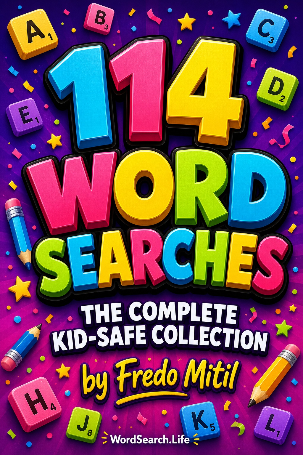 114 Printable Kid-Safe Puzzles — official cover