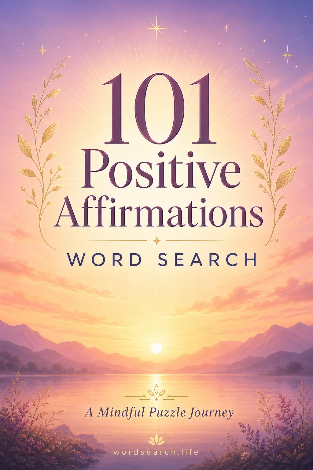 101 Positive Affirmation Word Searches — official cover