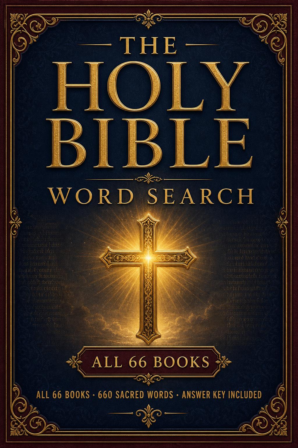 66 Bible-Themed Word Searches — official cover